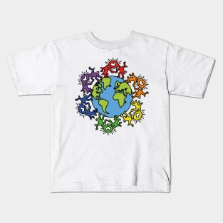 World Love People Art Kids T-Shirt